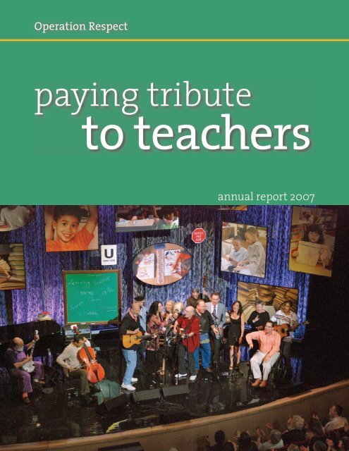 PAYINGïTRIBUTE - Operation Respect