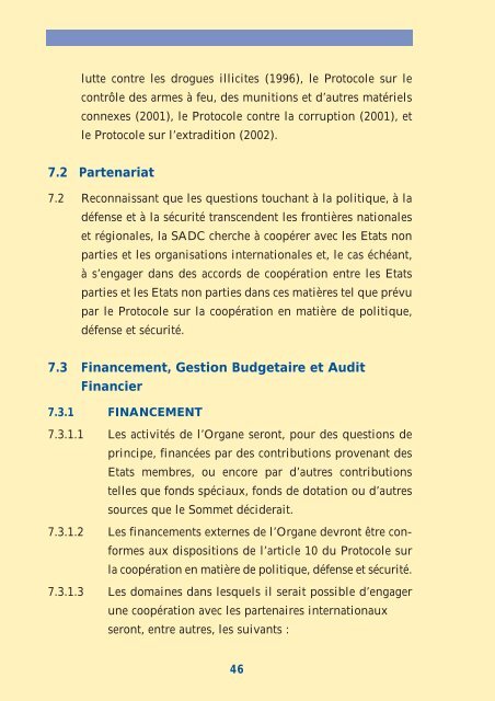 Plan Stratégique Indicatif de l'Organe (SIPO)