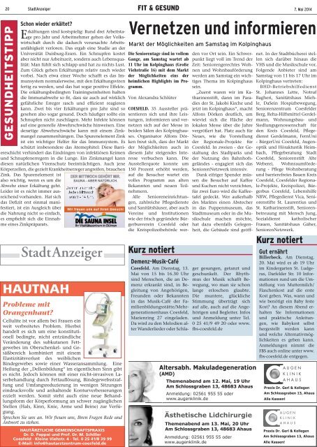 StadtAnzeiger Coesfeld kw 19 2014