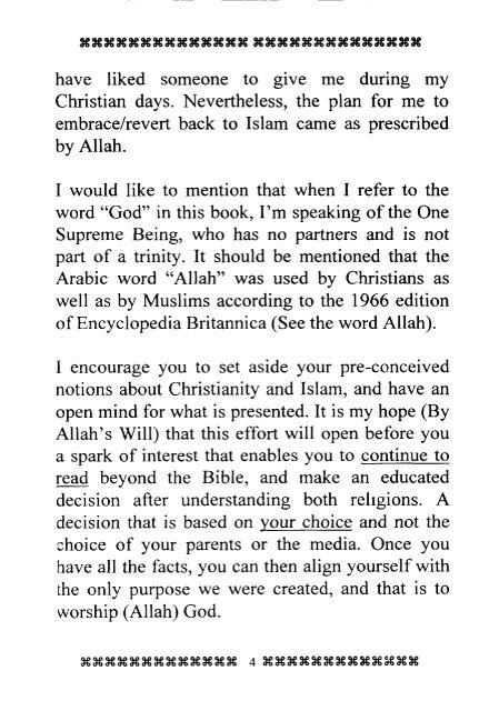The Bible led me to Islam - PDF - English - Islamicbook.ws
