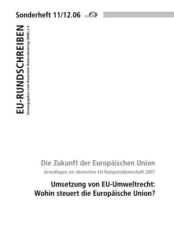 Sonderheft 11/12.06 EU-RUNDSCHREIBEN ... - EU-Koordination