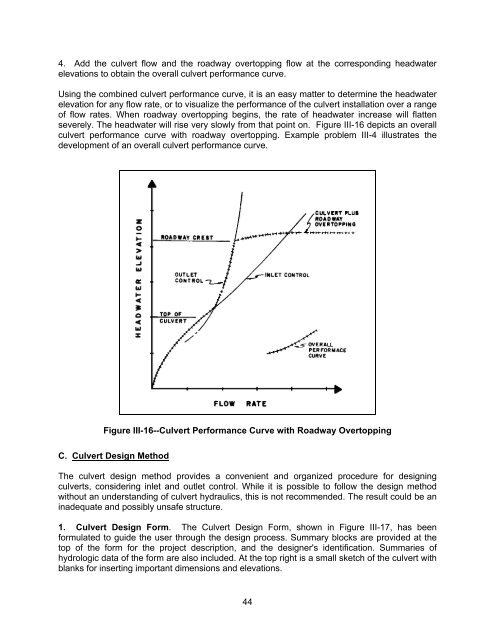 Hydraulic Design of Highway Culverts - DOT On-Line Publications