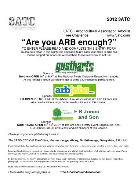 2012 Open Entry Form.pdf - Arbtalk