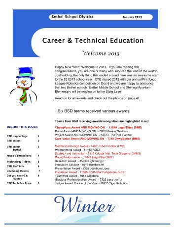 Career & Technical Education - Bethel School District