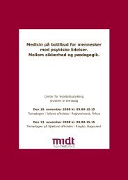 Medicin pÃ¥ botilbud for mennesker med psykiske lidelser. Mellem ...