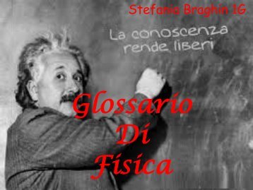 Glossario Di Fisica
