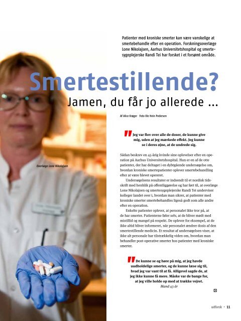 smerter - Health - Aarhus Universitet