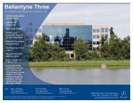 Ballantyne Three Flyer - Ballantyne Corporate Park