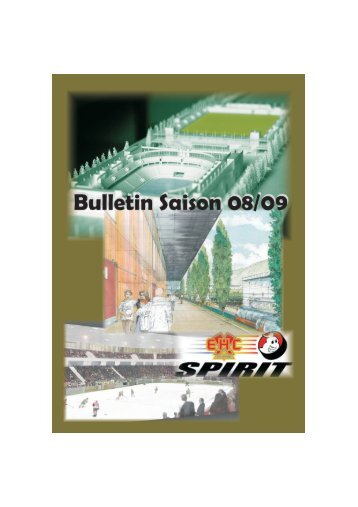 Bulletin 08-09 - EHC Biel-Bienne Spirit
