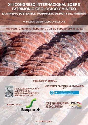 xiii congreso internacional sobre patrimonio geolÃ³gico y minero