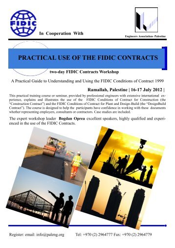 PRACTICAL USE OF THE FIDIC CONTRACTS