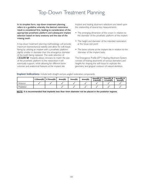 Product Catalog - BIOMET 3i