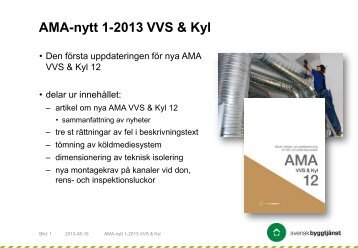 AMA-nytt 1-2013 VVS  Kyl