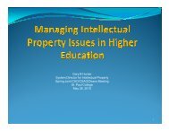 Understanding and Managing Intellectual Property Issues within ...