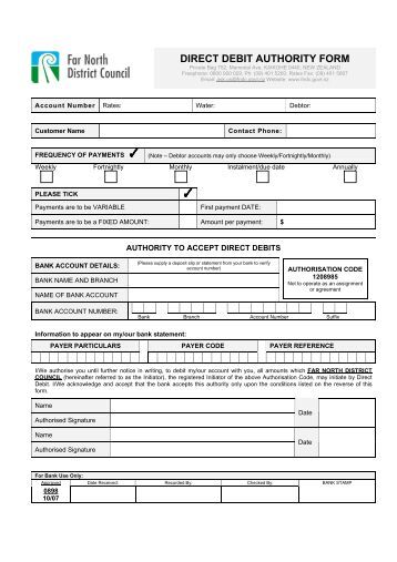 authority form debit westpac direct Direct Authorization Debit  SuperAgent Form