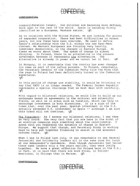 Withdrawal/Redaction Sheet - George Bush Presidential Library and ...