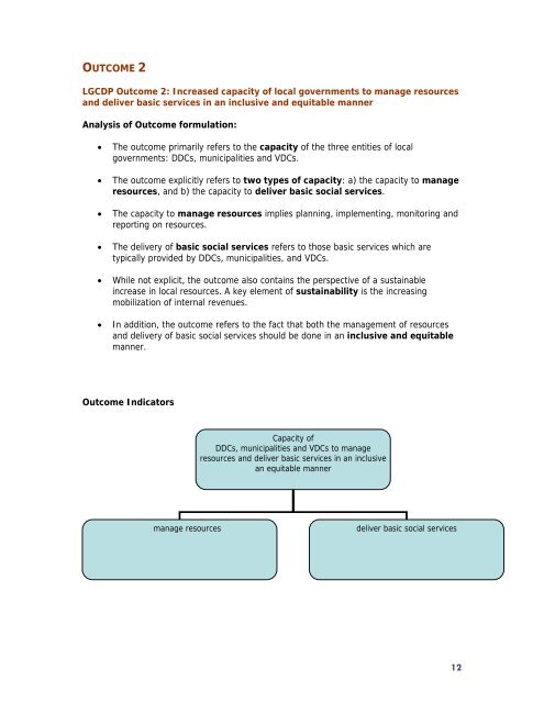 LGCDP M&E Framework