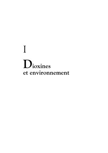 Dioxines et environnement - Lara