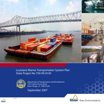Marine Transportation System Plan (2007) - Louisiana