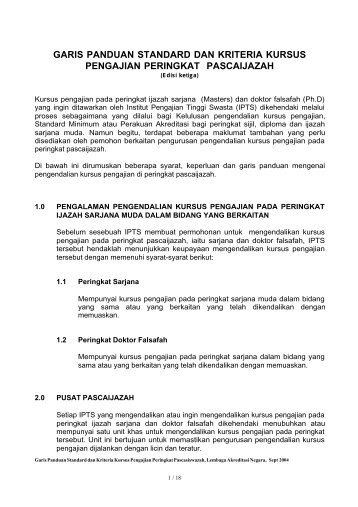 Borang Permohonan Mengendalikan Kursus Pengajian Tambahan