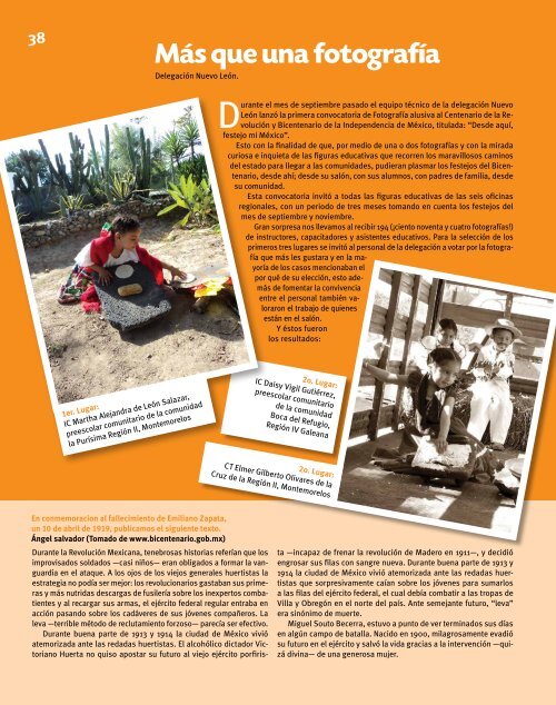 Revista: Chispas No.8 - conafe.edu.mx