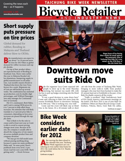 Downtown move suits ride On - Bicycle Retailer and Industry News