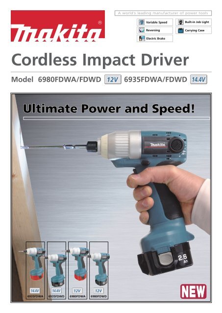 Cordless Impact Driver - Makita