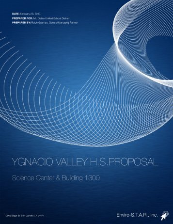 ygnacio valley hs proposal - Mt. Diablo Unified School District