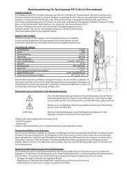 Betriebsanleitung für Tauchpumpe PK-X-40 mit ... - AVAG-Pumpen