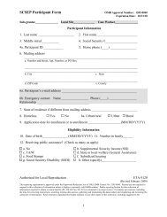 SCEP Participant Form - US Virgin Islands DHS