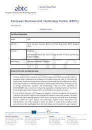 European Business and Technology Centre (EBTC)