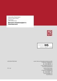 Mismatch-Arbeitslosigkeit in OberÃ¶sterreich - L&R Sozialforschung