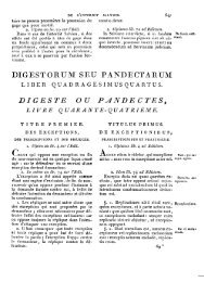 DIGESTORUJ\tI SEU PANDECTAR U1\'1 ... - Histoire du droit