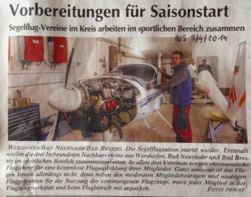 LSV Bad Neuenahr-Ahrweiler e.V. "Vorbereitung auf den Saisonstart"