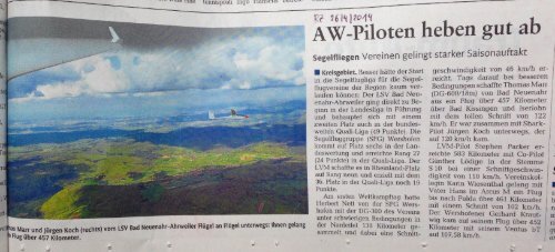 LSV Bad Neuenahr-Ahrweiler e.V. "AW Piloten heben gut ab"