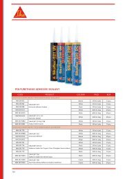 POLYURETHANE ADHESIVE SEALANT