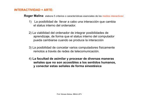 INTERACTIVIDAD - UPV