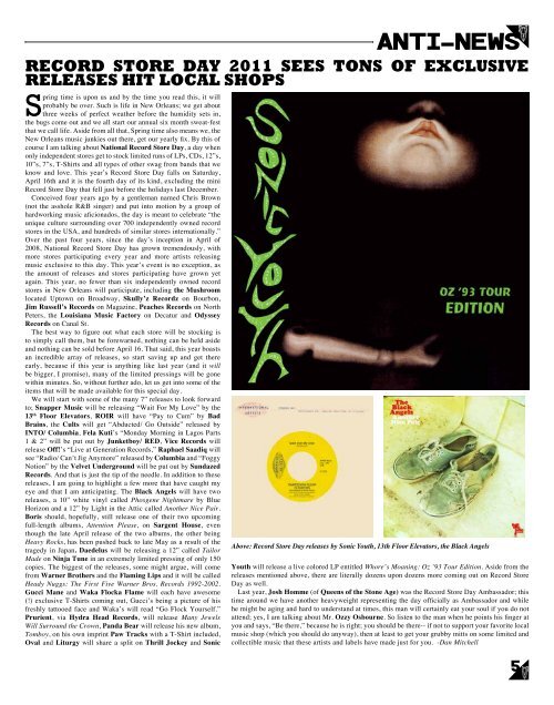 April 2011 (PDF) - Antigravity Magazine