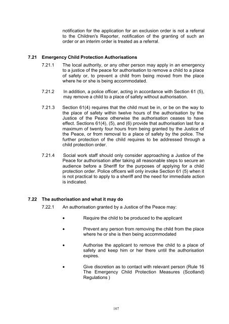 Child Protection Procedures - East Ayrshire Council