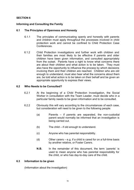 Child Protection Procedures - East Ayrshire Council