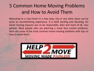 5 Common Home Moving Problems and How to Avoid Them