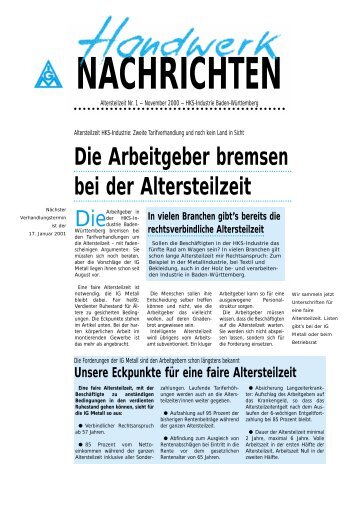 Infos im Flugblatt - IG Metall Baden-WÃ¼rttemberg