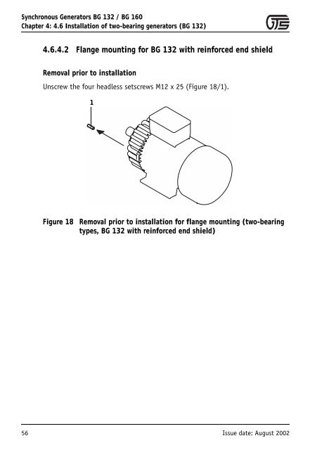 Synchronous Generators BG 132 and BG 160