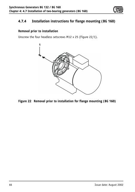 Synchronous Generators BG 132 and BG 160