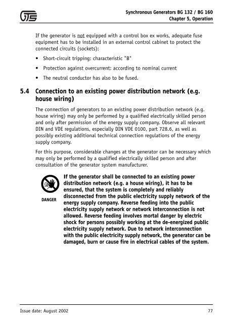 Synchronous Generators BG 132 and BG 160