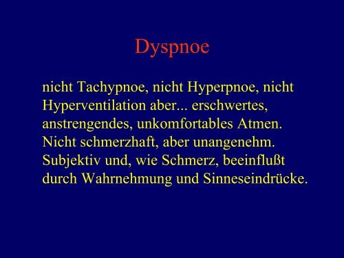 Dyspnoe - St. Elisabethen - Krankenhaus