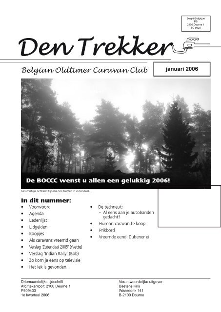 Den Trekker - Belgian Oldtimer Caravan Club