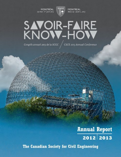 Annual Report - CSCE â¢ Canadian Society for Civil Engineering