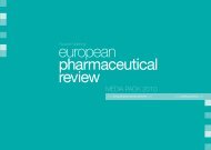 MEDIA PACK 2010 - European Pharmaceutical Review