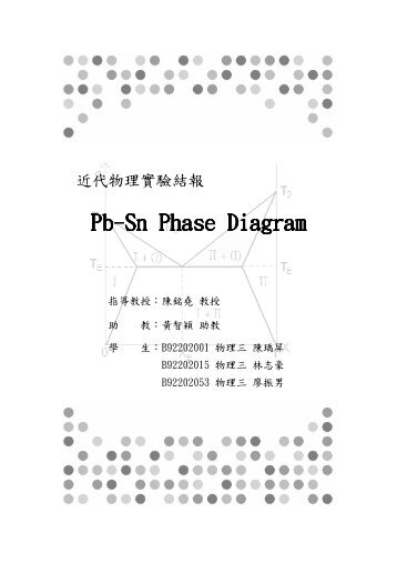 Pb-Sn Phase Diagram Sn Phase Diagram Sn Phase Diagram